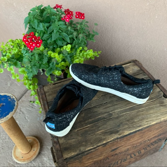 Toms Del Ray Black Tweed Sneaker - Picture 8 of 8